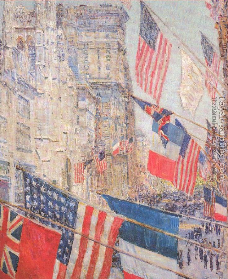 Childe Hassam : Allies Day in May 1917